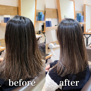 白髪ぼかし細めハイライト30代40代50代【藤沢　藤沢駅】