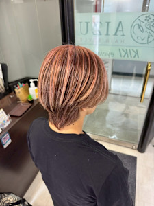 白髪ぼかしハイライト