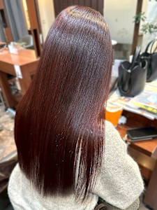 【feliceMICHI 石井あすか】髪質改善 ワインレッド - HAIR&SPA FELICE MICHI掲載