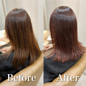 白髪ぼかし(暖色ブラウン)魅せるグレイヘア - F.U.N 竹ノ塚店【ファン】掲載