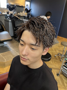 ツイストスパイラルパーマ アップバング　ツーブロックショート - メンズサロン growth別府店【メンズサロングロウ】 メンズカット/メンズパーマ/眉毛掲載