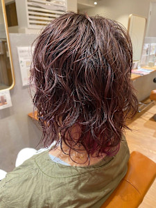 パープルカラーハイライトベース×インナーカラー30代/40代 - chill out 塚口本町店掲載