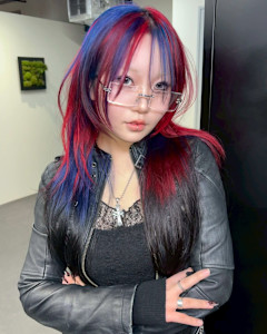 セクションカラー　ケアブリーチ　ブリーチカラー　表参道/原宿 - Null 原宿店 デザインカラー/ダブルカラー掲載