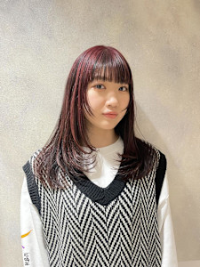 チェリーレッド/暖色カラー/カシスブラウン/オレンジブラウン - AO。掲載