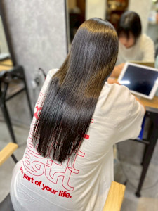 髪質改善ストレート/韓国/縮毛矯正/レイヤーカット/
