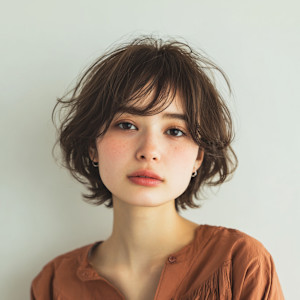 軽やかに揺れるゆるふわミディアムスタイル - hair green百合ヶ丘掲載