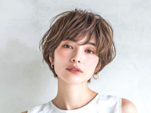 丸みと柔らかさが可愛いショートスタイル - hair green百合ヶ丘掲載