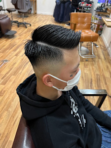 ハードパートスキンフェードカット