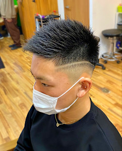 ラインスキンフェードカット