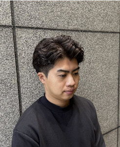 銀座　理容室　ビジネスパーマ