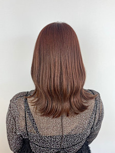 ピンクブラウン/ミディアムスタイル/20代30代40代 - Hair Design Angelo cafe掲載