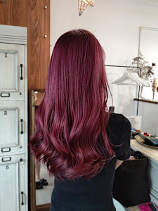 大人可愛い/ワインレッドカラー♪ - latte atelier掲載