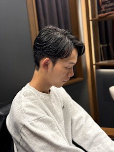 メンズ　パーマ　毛流れ　フェザー - 銀座shino掲載