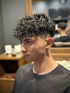 メンズ　スペインカール　フェード　 - 銀座shino掲載