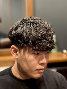 マッシュスタイル×シャドウパーマ