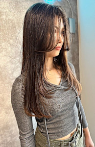 韓国風ロングレイヤースタイル - sero hair design掲載