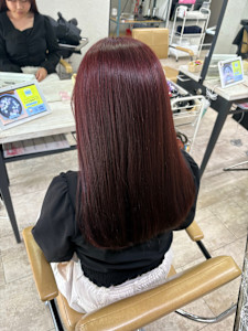 ワインレッドカラー  - agir hair 所沢 【アジールヘア】 所沢プロペ通り店掲載