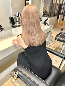 シャネルベージュ/ダブルカラー/ケアブリーチ/髪質改善/韓国