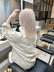 シルパーパステルカラー/ケアブリーチ/ダブルカラー/髪質改善