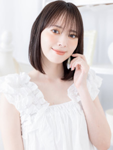 チョコレートブラウン前下がりミニボブディ　ミニマルボブ - mod's hair【モッズヘア】上尾/上尾西口店掲載