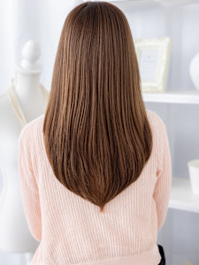 こなれシャギーカットツヤ感レイヤーロング　オリーブグリーン - mod's hair【モッズヘア】上尾/上尾西口店掲載