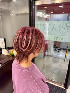 白髪ぼかしハイライト