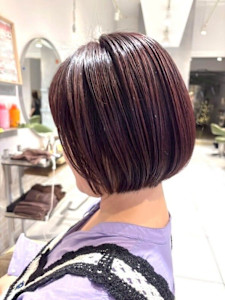 ボブカット×髪質改善カラー