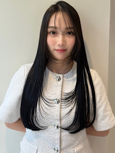 大人レイヤー/レイヤースタイル/顔まわりレイヤー