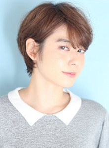 ショート・ボブ/白髪ぼかし/ハイライト/絶壁解消/40代