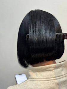 縮毛矯正×ボブ - 美容室PAUL西葛西店掲載