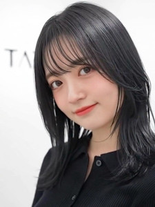 黒髪レイヤーカット - TAYA 天神店掲載