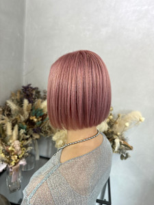 甘さと上品さのピンクベージュ