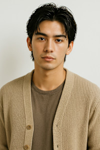 センターパート×ショートレイヤー【高円寺/東高円寺/新高円寺