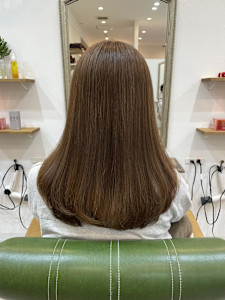 明るい白髪染め/ベージュカラー/明るめカラー