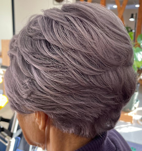 白髪ぼかしショートスタイル - Boasorte掲載