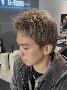 海志/スパイキーショート/ピンパーマ/大宮