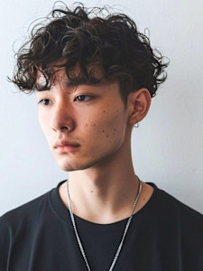 ツイストスパイラルパーマ マッシュパーマ 束感 眉毛カット - Men's salon SEPT. 博多掲載