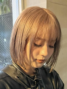 ミルクティーベージュ　グレージュ　ボブ - ARCANA 明治神宮前 表参道 原宿掲載