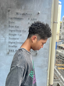 ワイルドアップバング×フェードカット - BUZZIot/h掲載