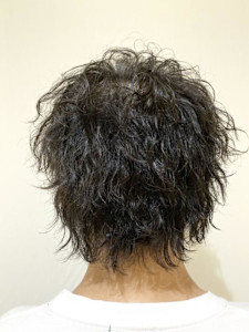 リッジ波巻きパーマ