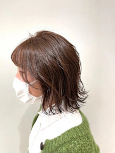 ブリーチ無しミルクティーベージュ