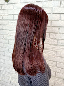 #レッドブラウン#ブリーチなし#髪質改善#艶髪リッチカラー