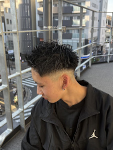 王道スパイキーショート