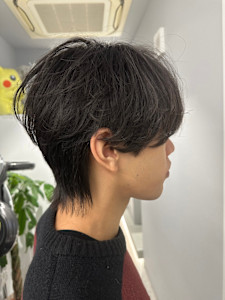 韓国ウルフ/メンズ韓国ヘア/ダウンパーマ/ニュアンスパーマ - popls掲載