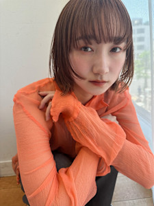 前髪ありミニボブ/まとまりレイヤー/ナチュラルストレート