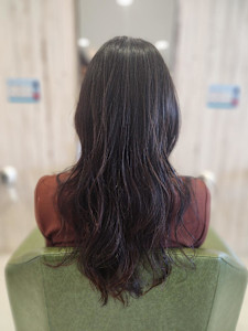 ロング×デジタルパーマ