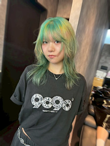 ルーツカラー　ケアブリーチ　ブリーチカラー　表参道/原宿