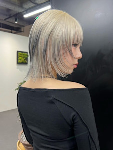 ルーツカラー　ケアブリーチ　ブリーチカラー　原宿/表参道