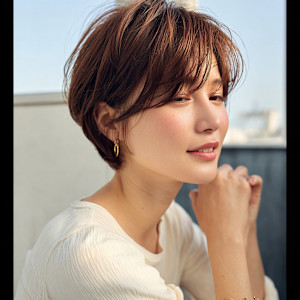 ブラウンヘア/ショートヘア/小顔/髪質改善/似合わせカット - Melva掲載