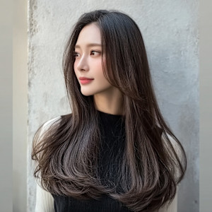 黒髪/ロングヘア/小顔/髪質改善/似合わせカット - Melva掲載